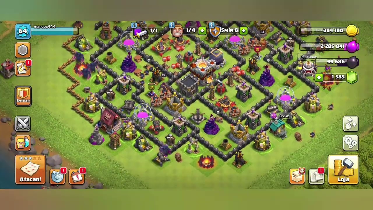 Acompanha eu jogando Clash of Clans partida 22