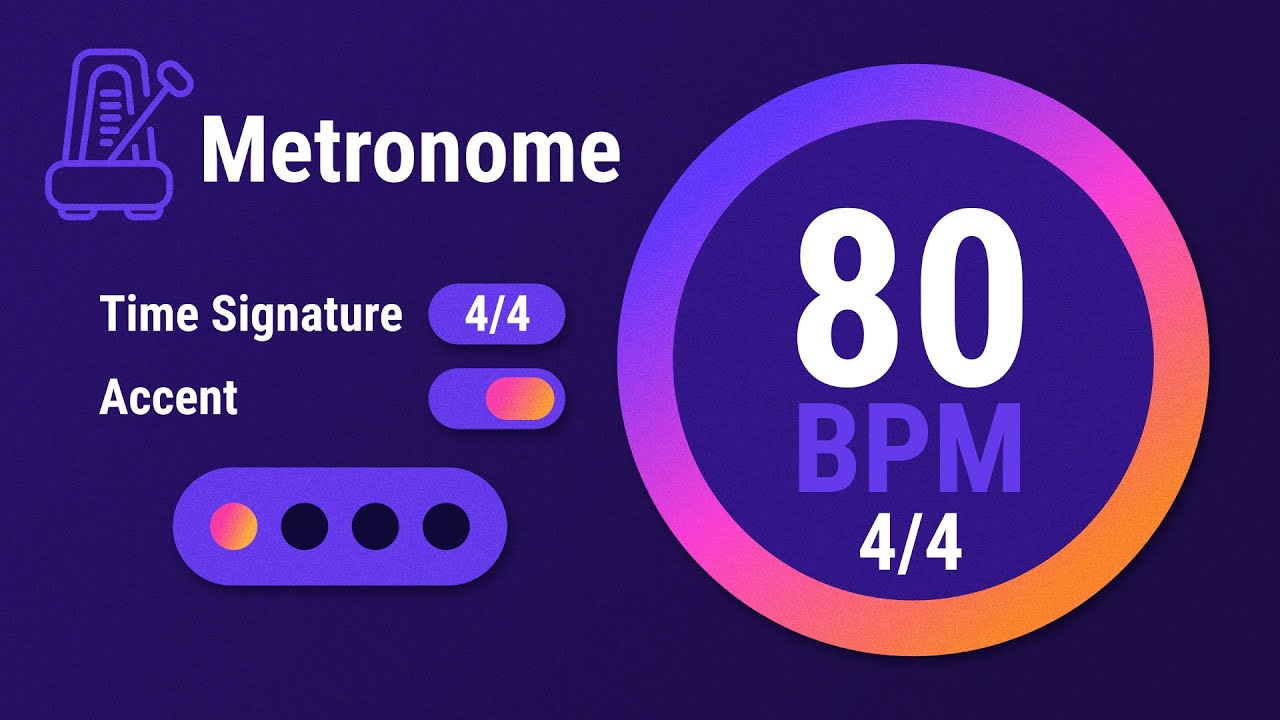 80 BPM 4/4 - Metronome