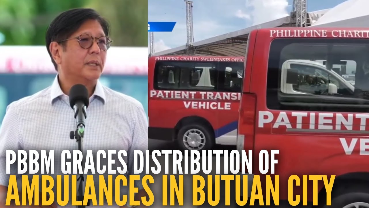 President Bongbong Marcos graces distribution of ambulances in Butuan City | GMA Integrated News