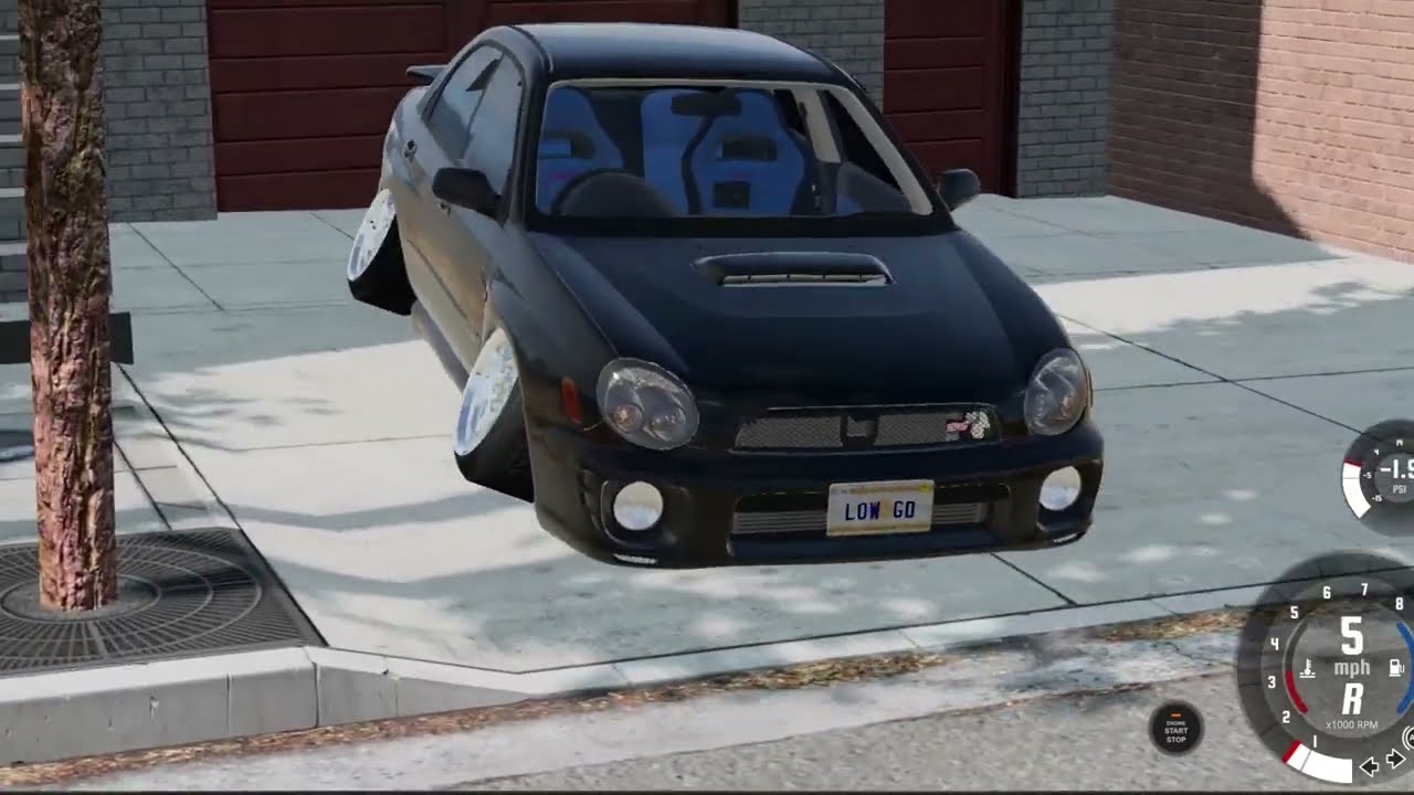 BeamNG Static Cars s14,  is300, wrx,  BIG CAMBER in BeamNg drive
