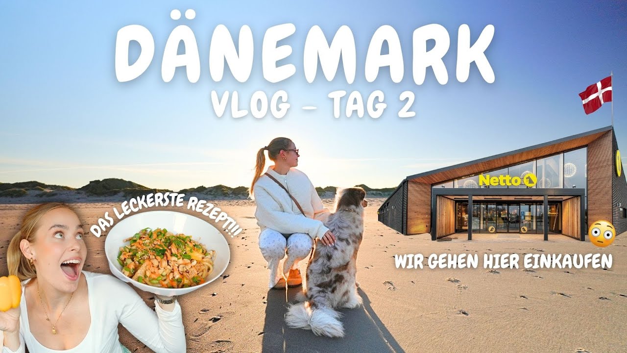 DÄNEMARK URLAUB 🇩🇰 | TAG 2 Roomtour, Supermarkt und Strandtag ☀️