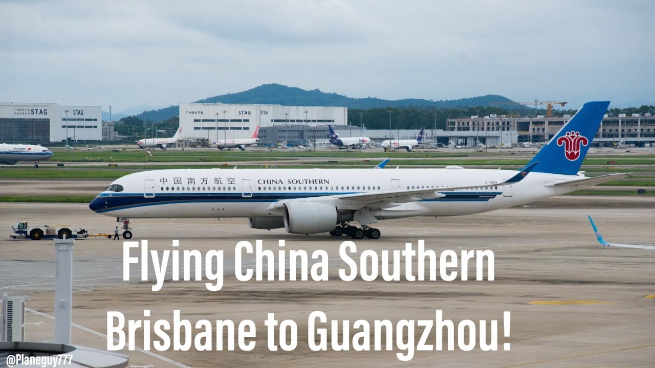 Flying on China Southern from Brisbane to Guangzhou 🇨🇳✈️ 