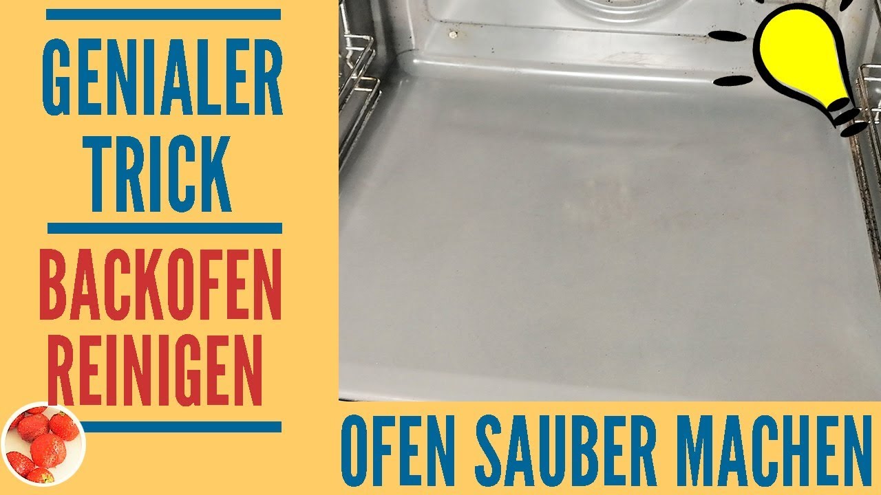 Genialer Trick: Backofen reinigen mit Natron und Salz | Wie Du den Ofen mühelos sauber machst