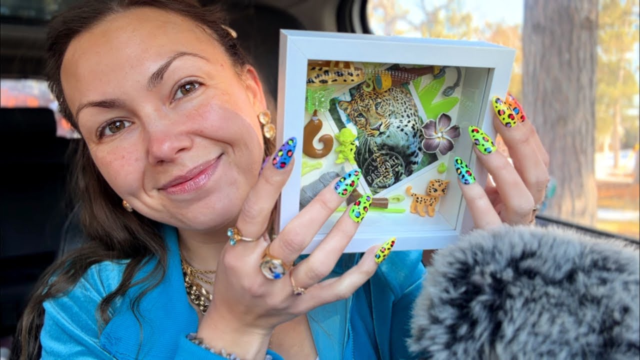 asmr/ showing you my new NOSTALGIC TOY art💚🐯💿