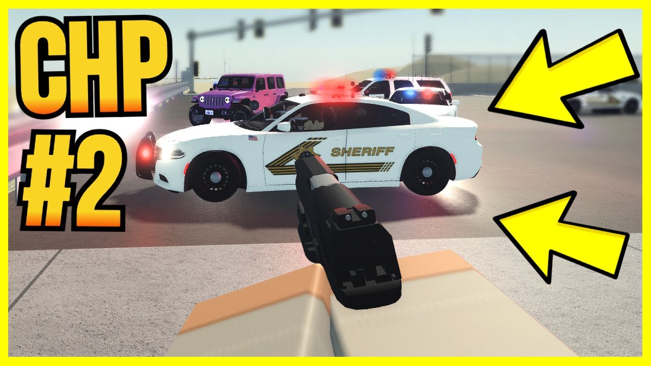 Suspect Pulls GUN on Police! *Military Respond* | CHP Victor Valley (Roblox)