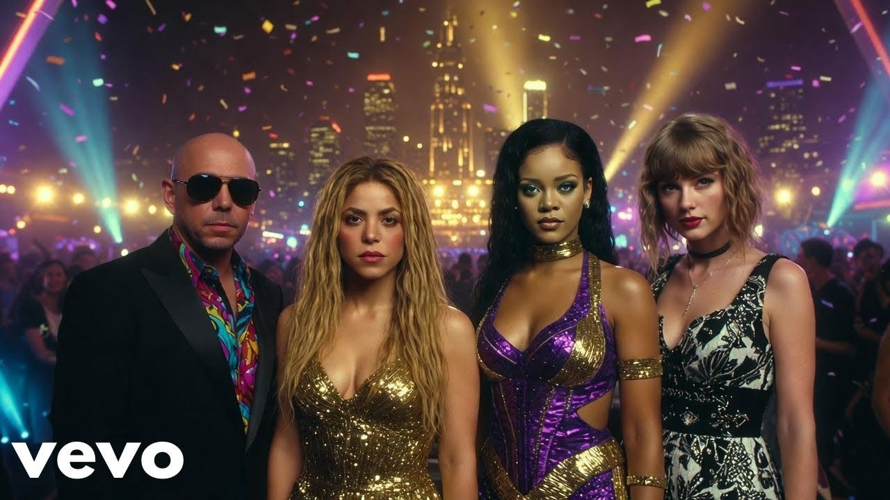 Pitbull ft Shakira, Rihanna & Taylor Swift — RHYTHM OF THE WORLD | Global Pop Dance Anthem
