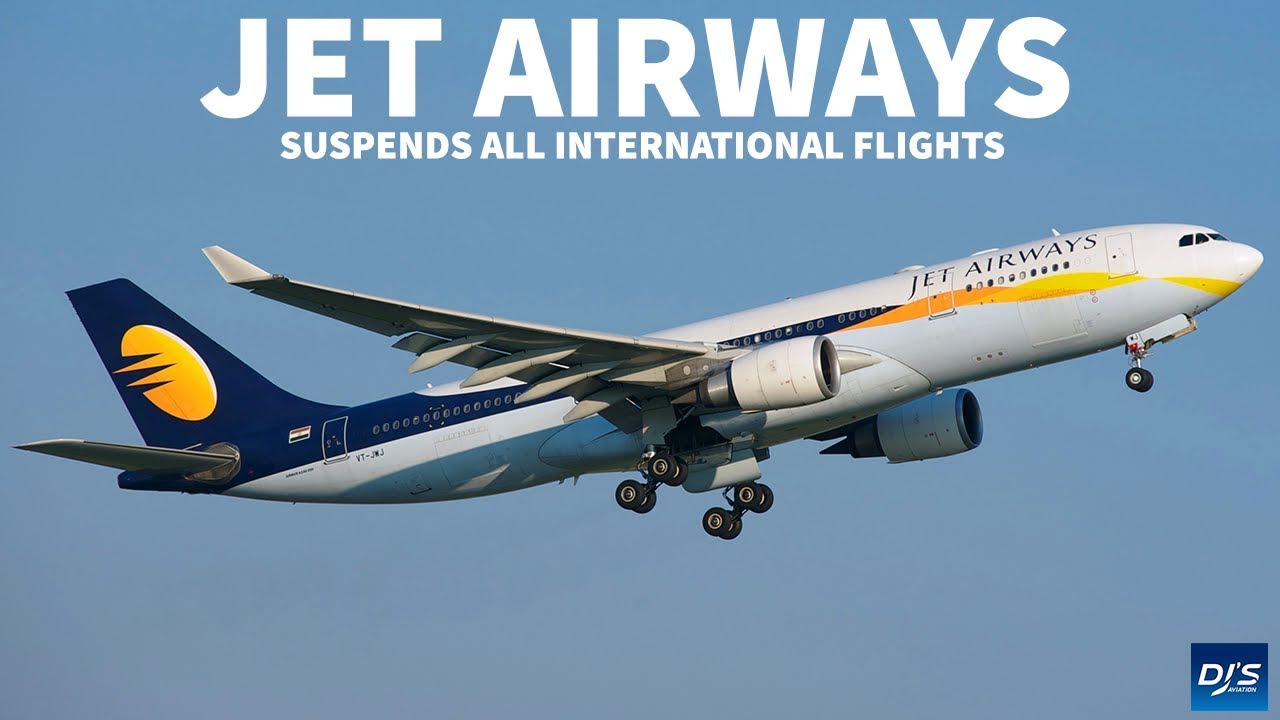 Jet Airways Suspends International Flights