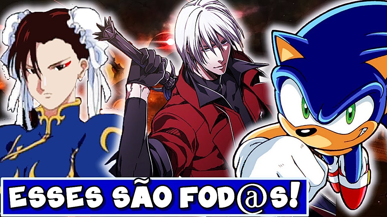 Melhores DESENHOS / ANIMES baseados em GAMES! 🎮 ➡ 📺