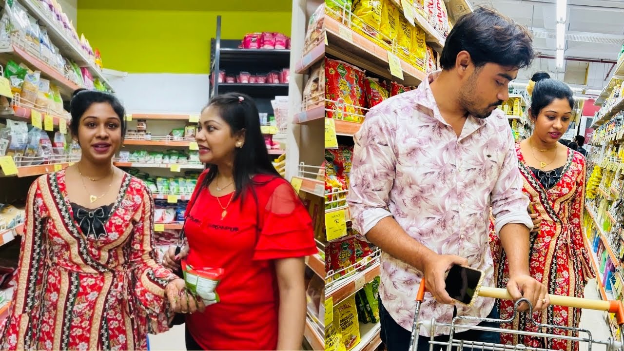 নতুন flat এ দুজনের জন্য স্বর্ন দুশোলোকের বাজার করলো😱নতুন জমাই এলো বাবার দোকানে👇shopping for new flat