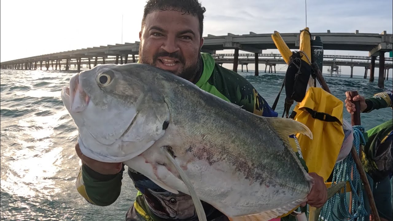 Pescaria de peixe  bruto na ponte😱 muita ação,era uma fisgada atrás da outra👏🏽