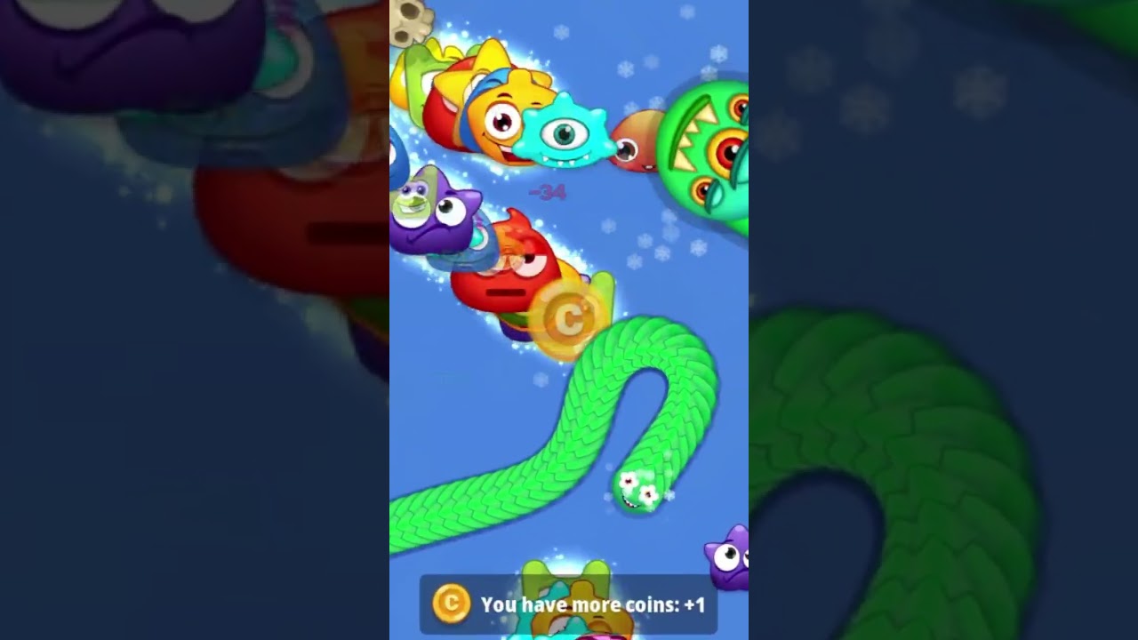 new Worms zone new snake 🐍🐍