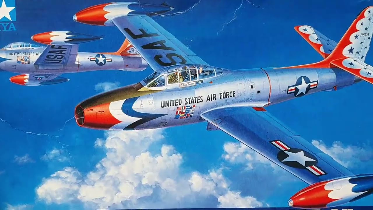Обзор набора Tamiya 1/48 Republic F-84G 