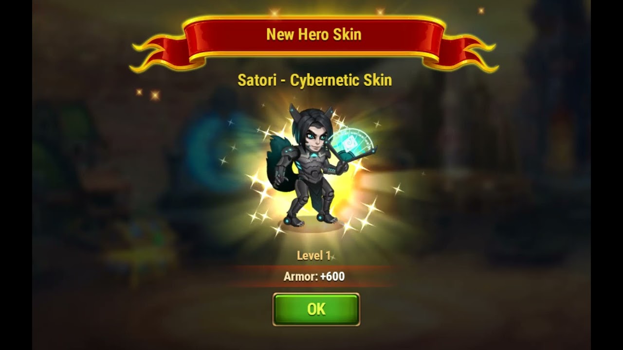 Unlock Cybernetic Skin for Satori #HeroWars