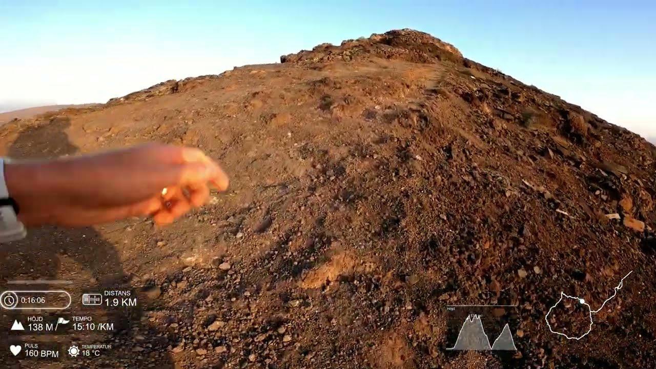 Virtual run #55: (53 min, 5,2 km, 307 m climb) Running in Fuerteventura, Las Playitas Resort (4K)