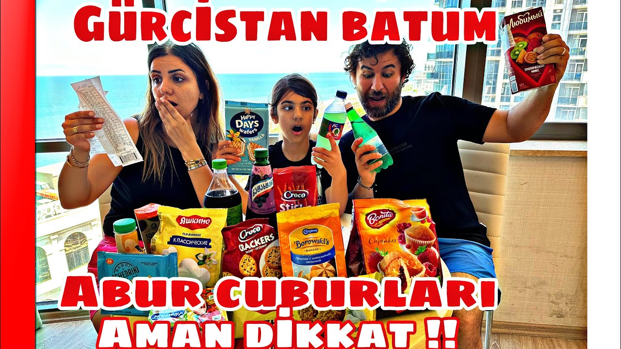 BIYIK FAMİLY Gürcistan abur cuburlarına tepki verdii MUTLAKA İZLEYİN #vlog
