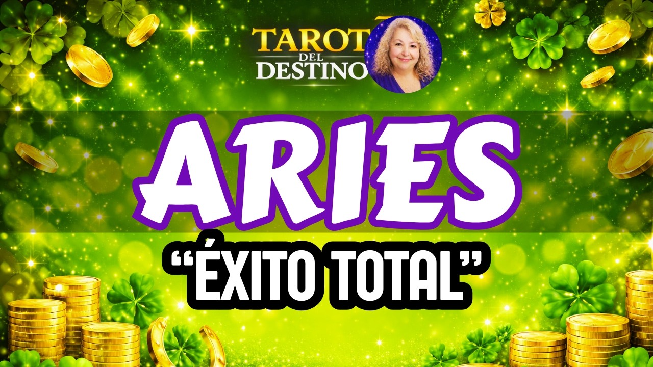ARIES ♈ ERES CONSCIENTE… Y EL ÉXITO LLEGA A TODO LO QUE EMPIECES | Tarot del Destino #aries