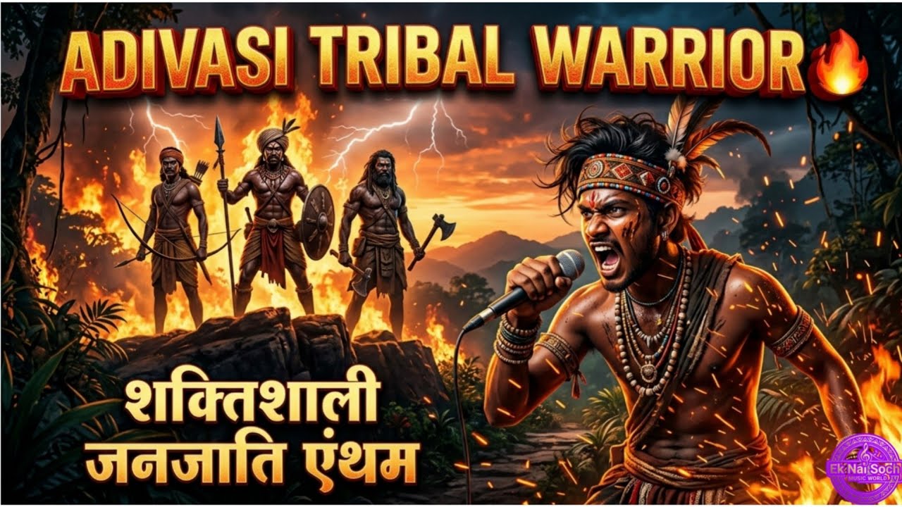 “Adivasi Tribal Warrior 🔥 | शक्तिशाली जनजाति एंथम | Tribal Rap Song 2025”#adivasisong #adivasi 