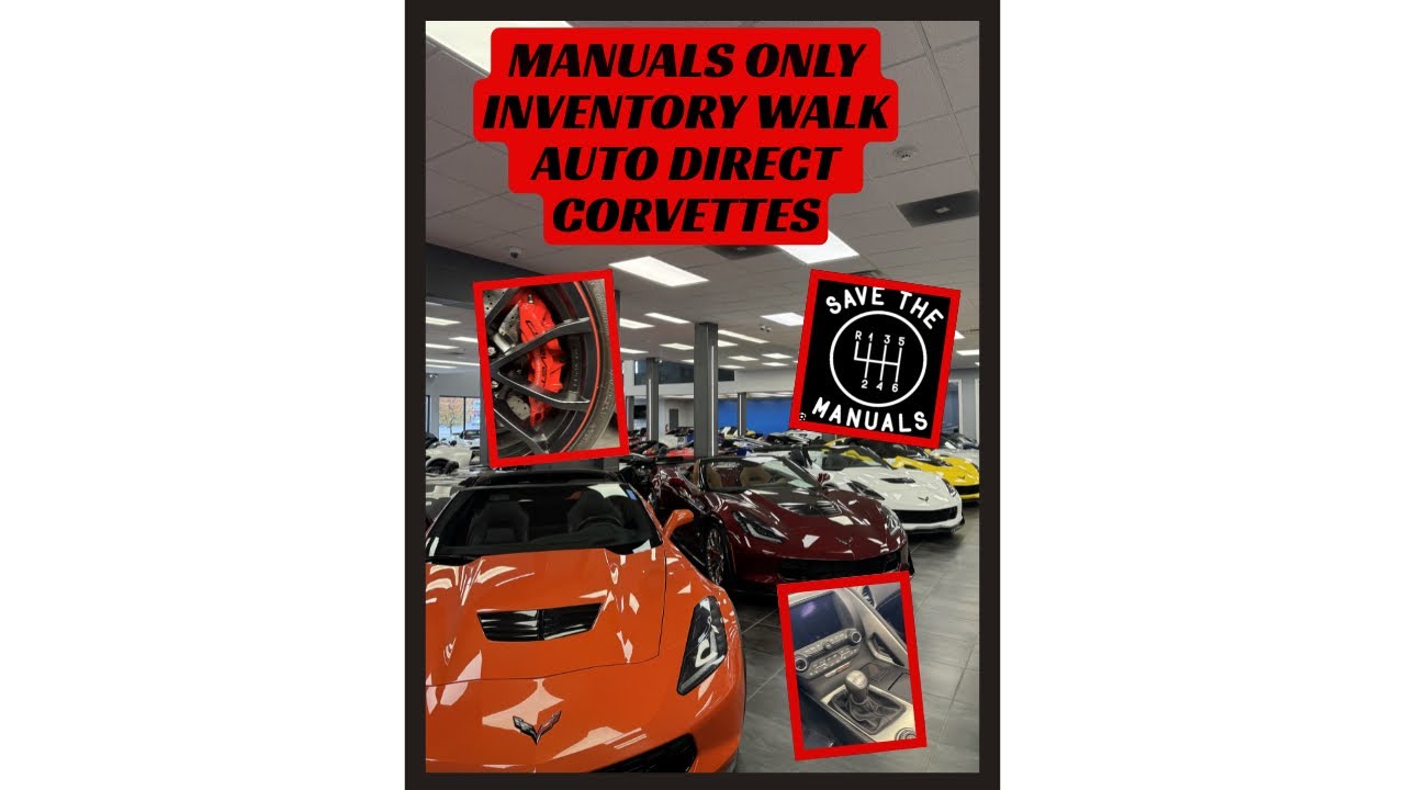 ТОЛЬКО РУКОВОДСТВА - Осмотр инвентаря в Auto Direct: Corvettes Z06, Grand Sports, ZR1 и другие!
