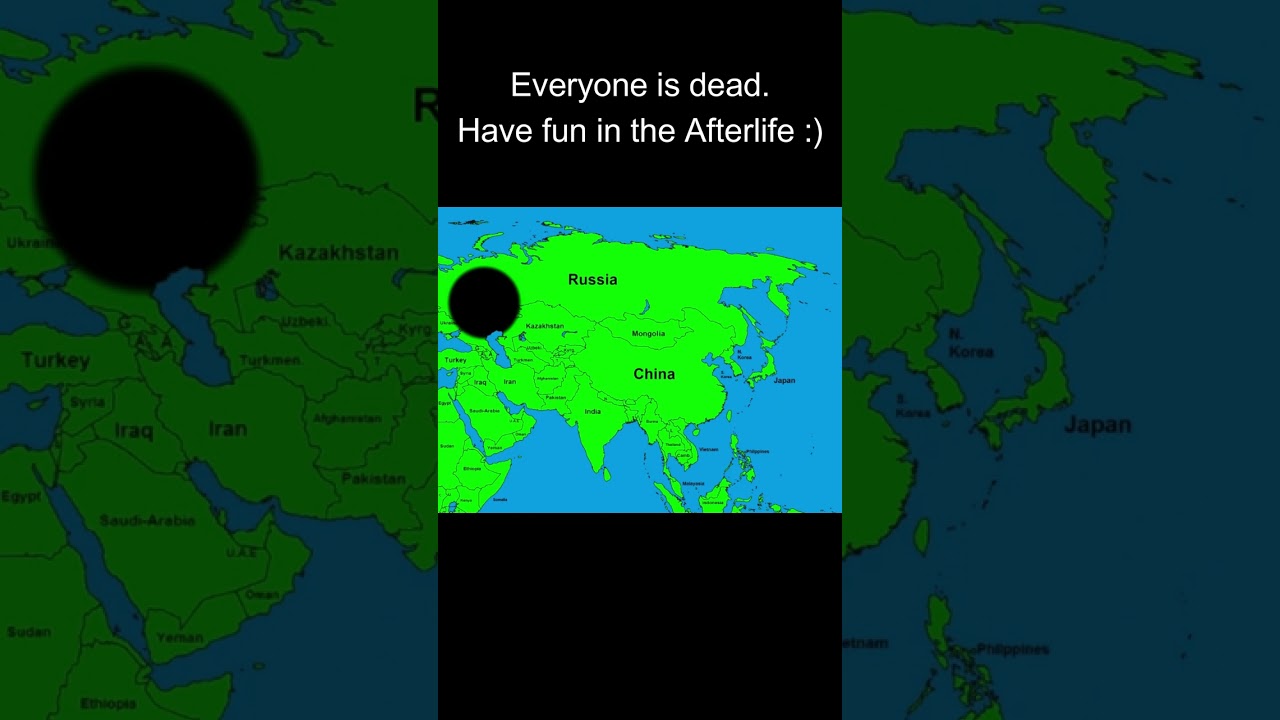 I Dropped a Nuke on Asia, are you alive? #maps #nuke #alive #shorts