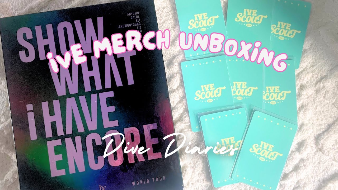 ☆*.｡. dive diaries ep.16 ☆* IVE Show What I Have Encore Blu-ray + IVE Scout trading packs .｡.☆*