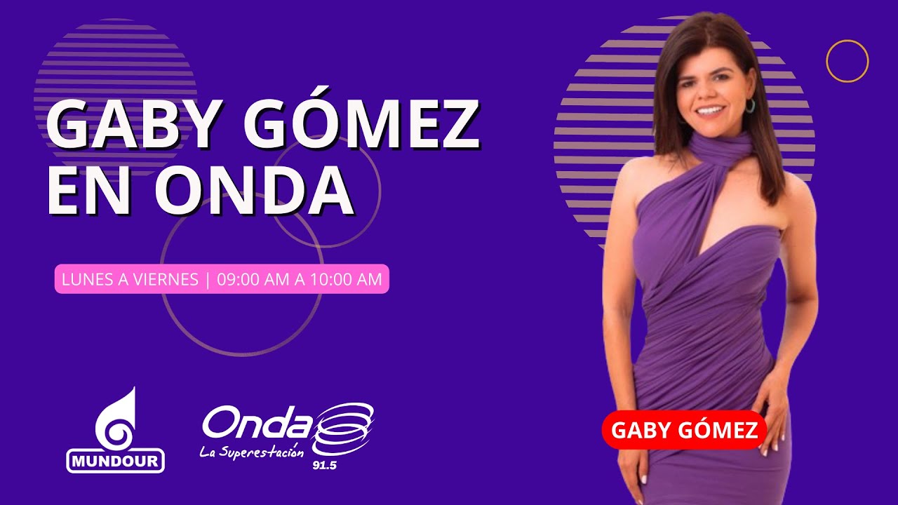 Puerto La Cruz - Gaby G&oacute;mez en Onda - Onda 91.5FM