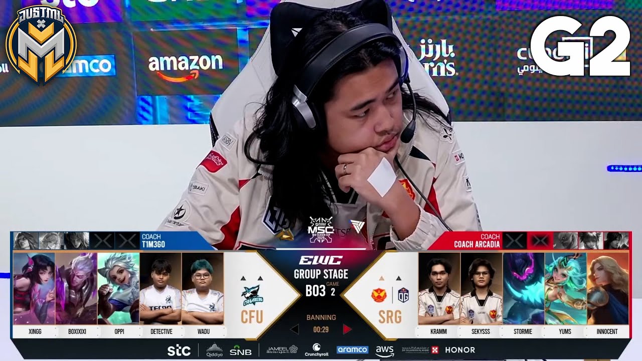 SRG VS CFU GAME 2 | GROUP STAGE DAY 4 | MLBB MSC 2025