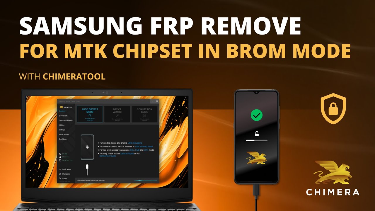 Удаление FRP в режиме bootrom на Samsung MTK с помощью ChimeraTool