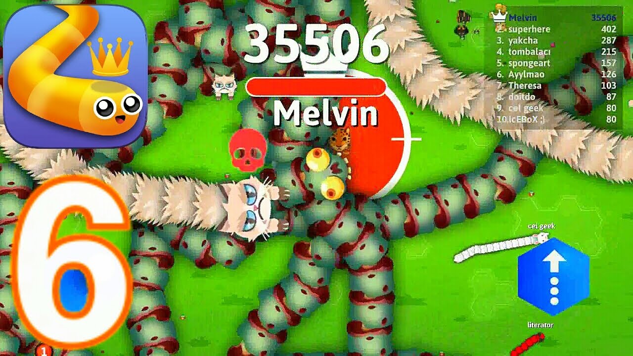 Snake.io-(Gameplay 6)-35000 Récord Mundial Y Nuevas Pieles