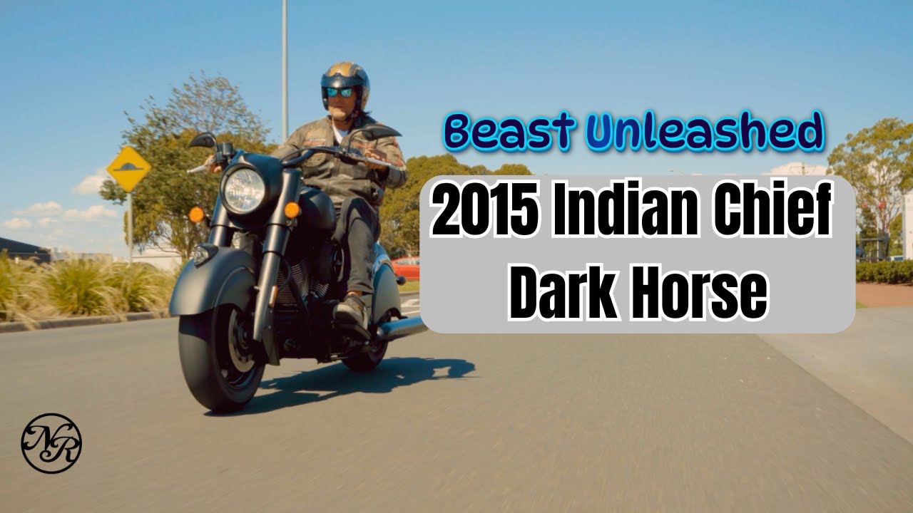 Stunning 2015 Indian Chief Dark Horse - Full Review & Ride!