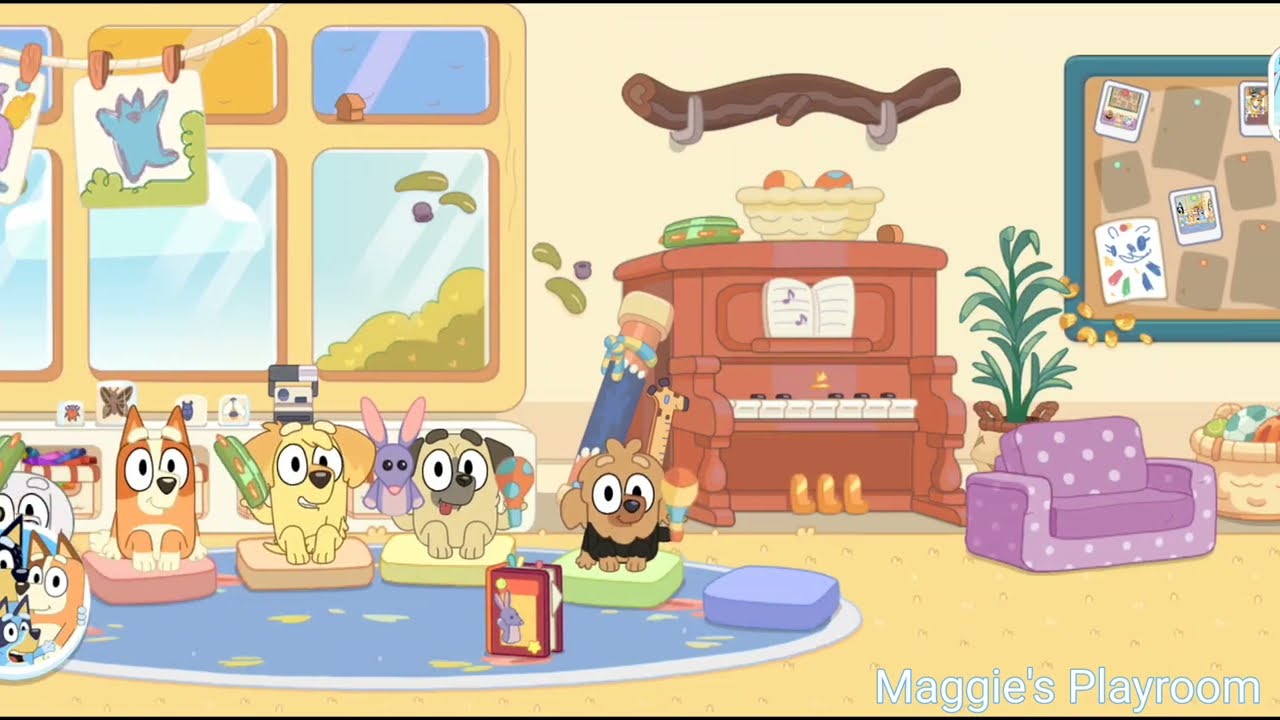 Bluey kindy Bingos classroom