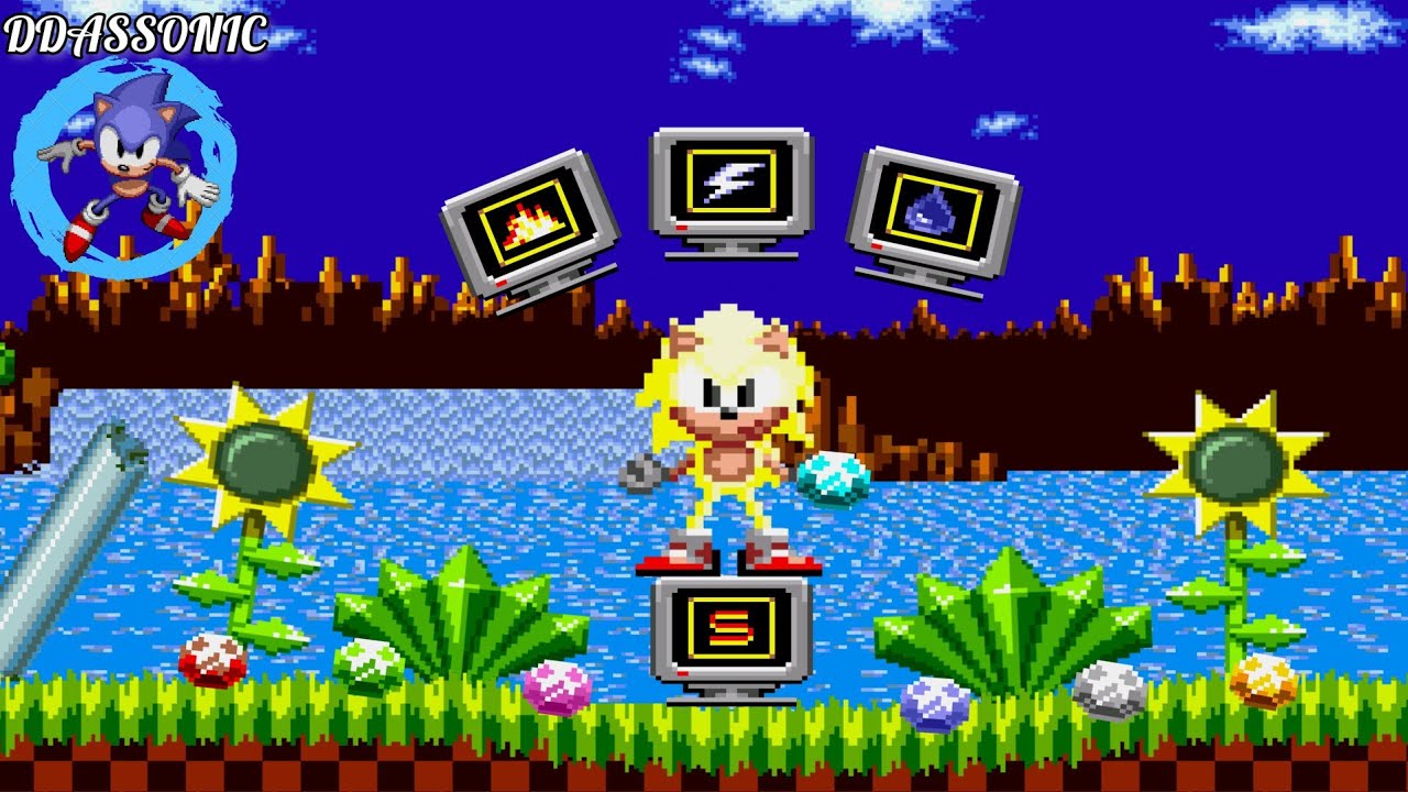Having fun with Debug Mode in Sonic 1 Fixed Edition