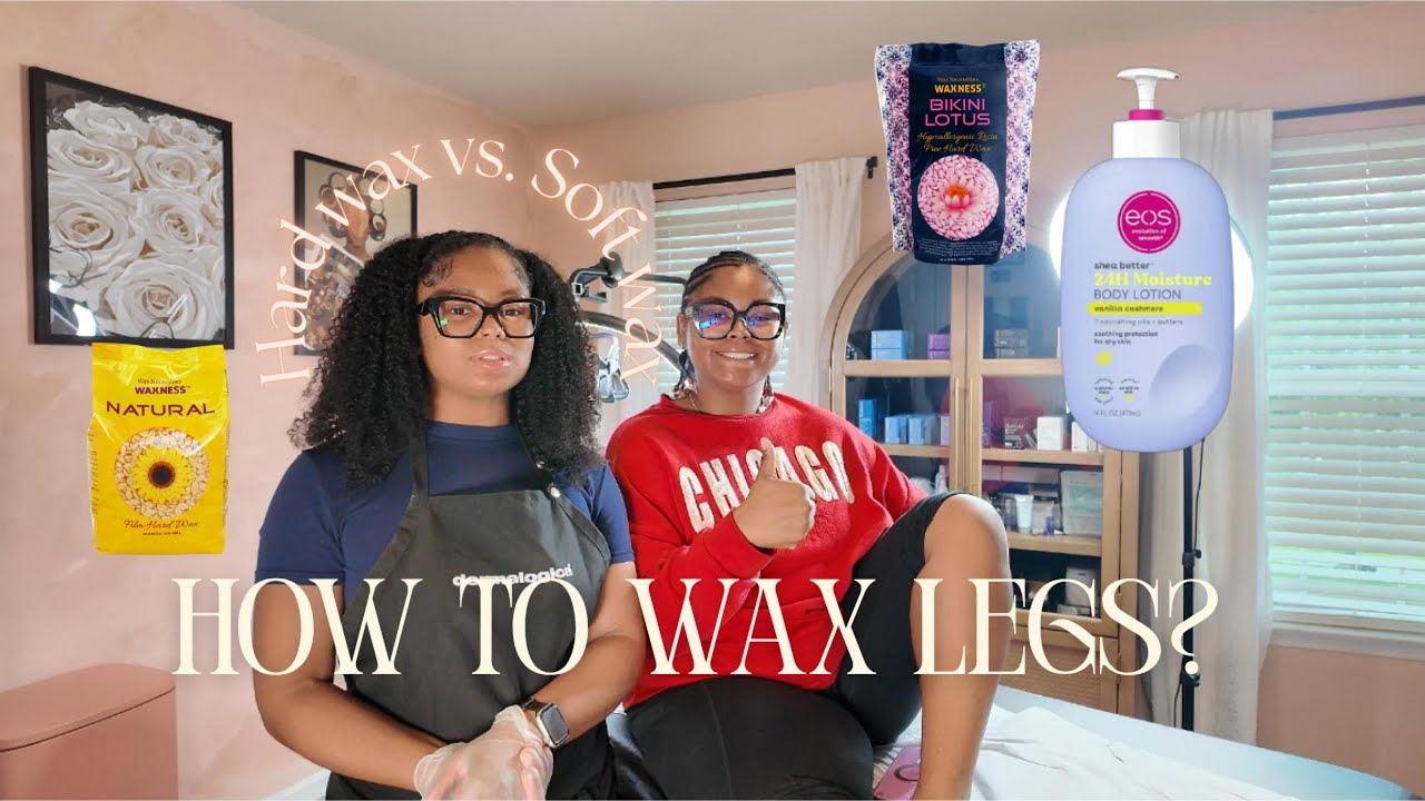 Hard Wax vs. Soft Wax: Which One Wins for Leg Waxing?! | Step-by-Step Leg waxing Demo