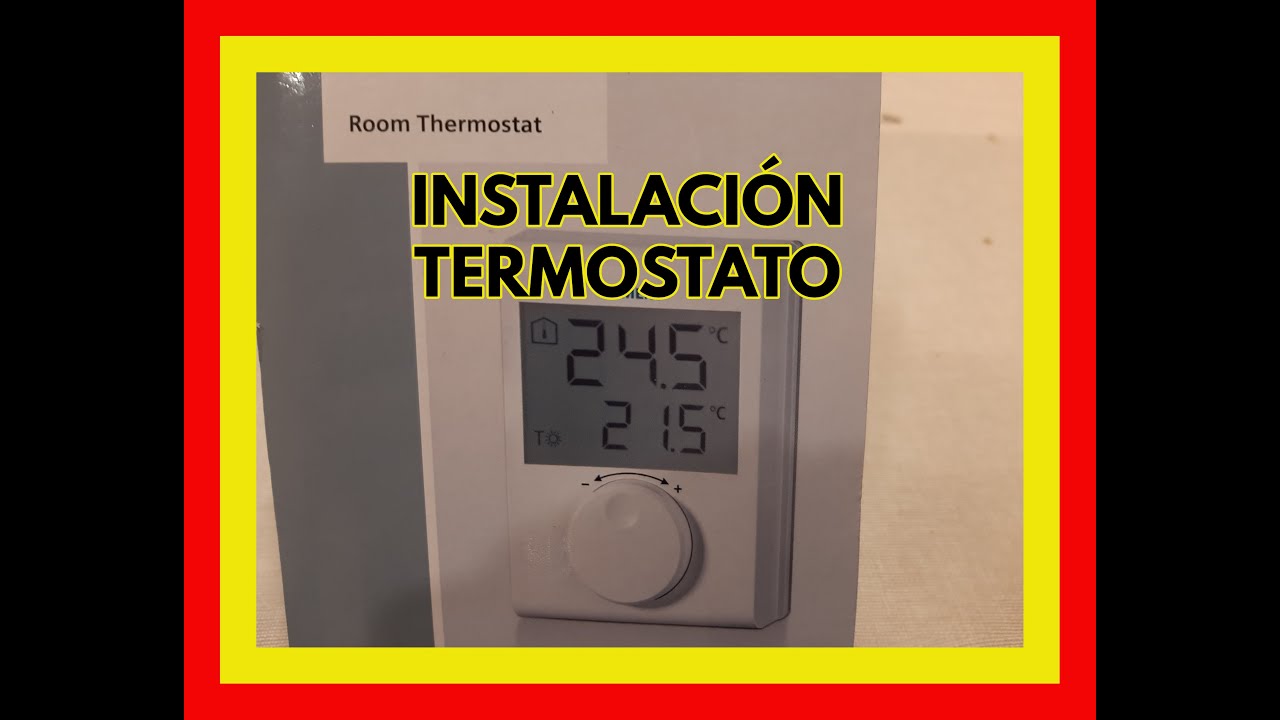 Como instalar o cambiar TERMOSTATO DE CALEFACCIÓN DIGITAL😃😃⚡⚡🚀