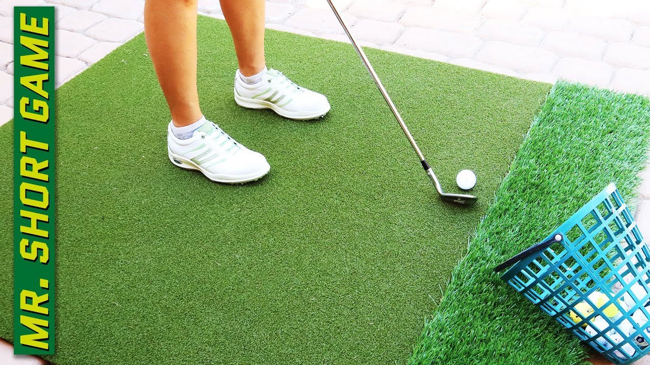 Golf Hitting Mat Review - Motivo Golf StrikeDown Dual-Turf Tour Golf Mat