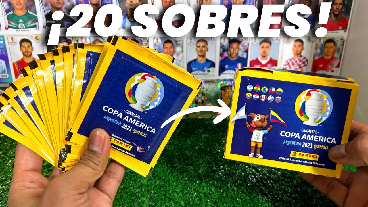 ABRIENDO *20 SOBRES* Panini Copa América 2021 - Panini Copa América 2021 sticker collection