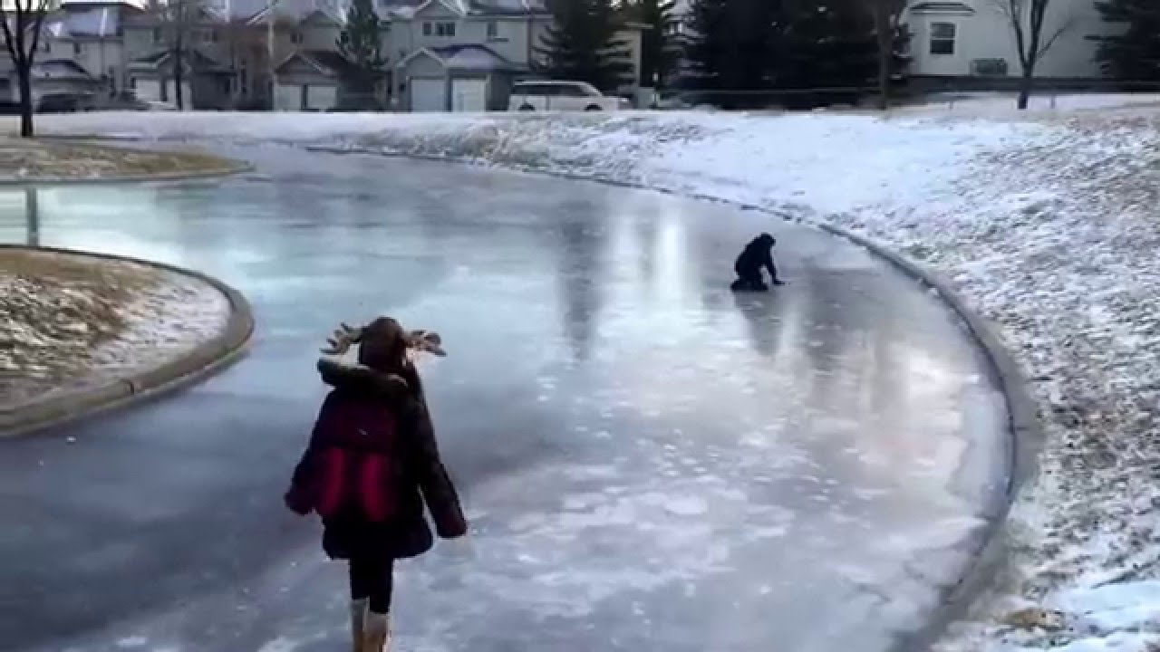 Kids have fun - Winter in Calgary - Dec 17, 2015