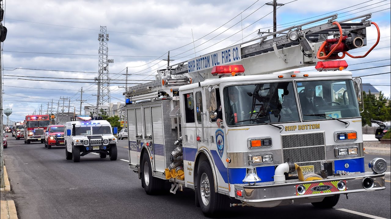 Lights And Sirens Fire Truck Parade Beach Haven Tower 1515 Housing And Parade 10-5-19