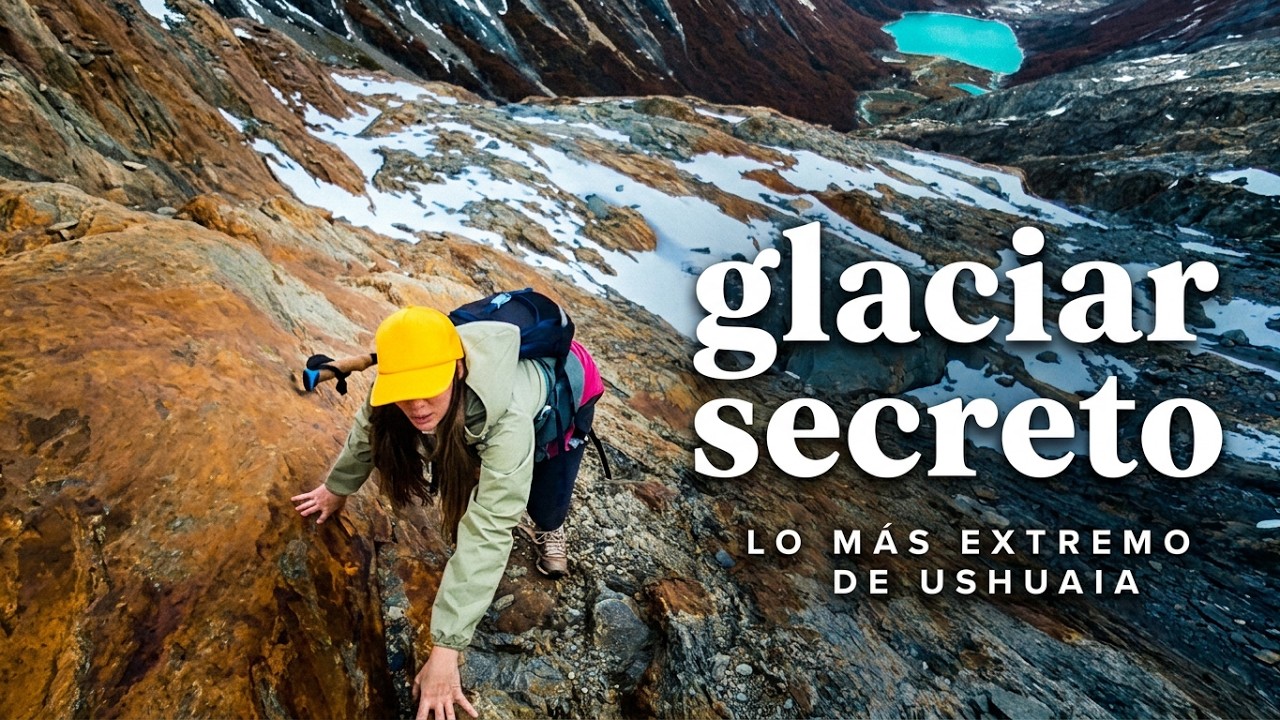 Impresionante Glaciar en USHUAIA. Ojo del Albino un nuevo desafío.
