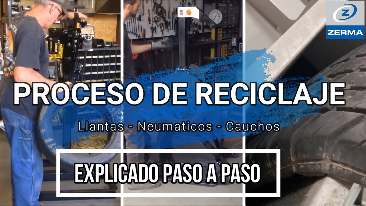 Explicacion de la Linea economica de reciclaje de llantas