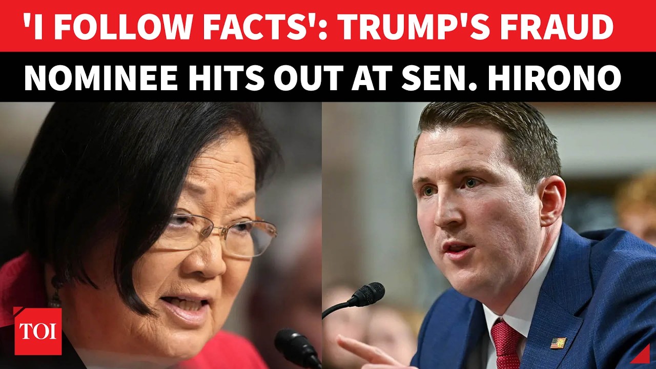 'Trump Enemies On Your list?': Sen. Hirono Vs McDonald Fiery Exchange; DOJ 'Fraud' Nominee Responds