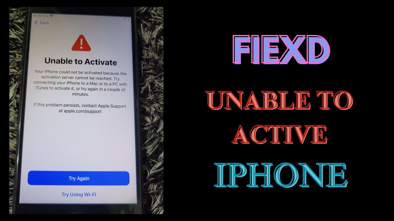 How to Fix Unable to Activate iPhone 6,6s,6+/7,7+/8,8+ | Bypass iPhone Unable to Activate।