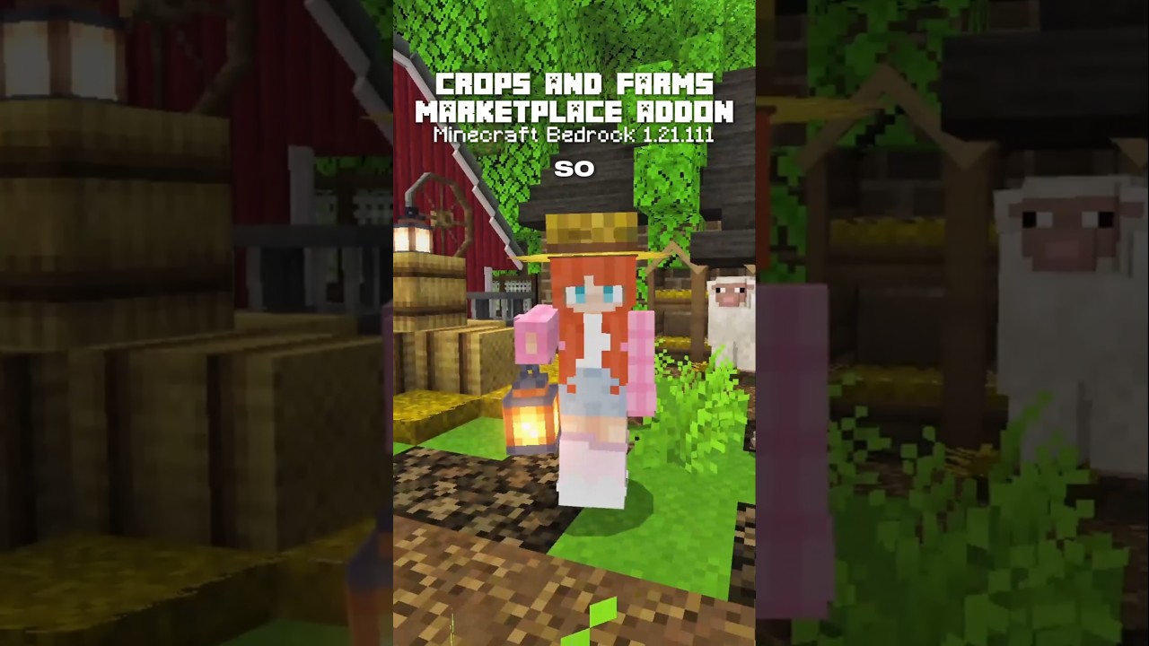 Crops and Farms Addon Minecraft Marketplace (1340 Minecoins)