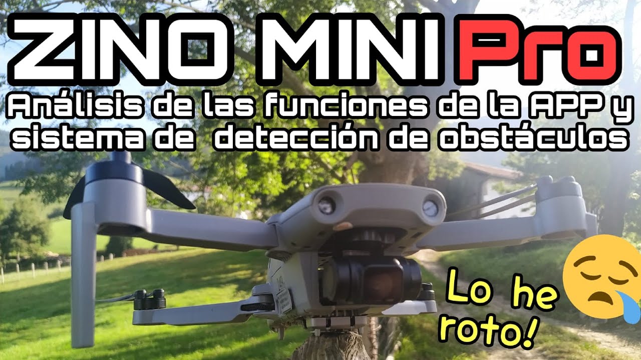 HUBSAN ZINO MINI PRO: DETECCIÓN OBSTÁCULOS, FUNCIONES Y... ¡SE ME HA ROTO!