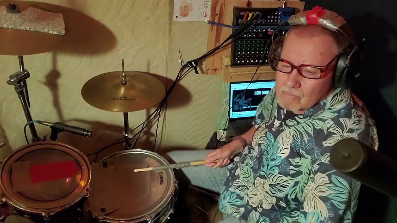 How Long, Ace Drum Cover, drum-less backing track, recorded on 01-18-2026.