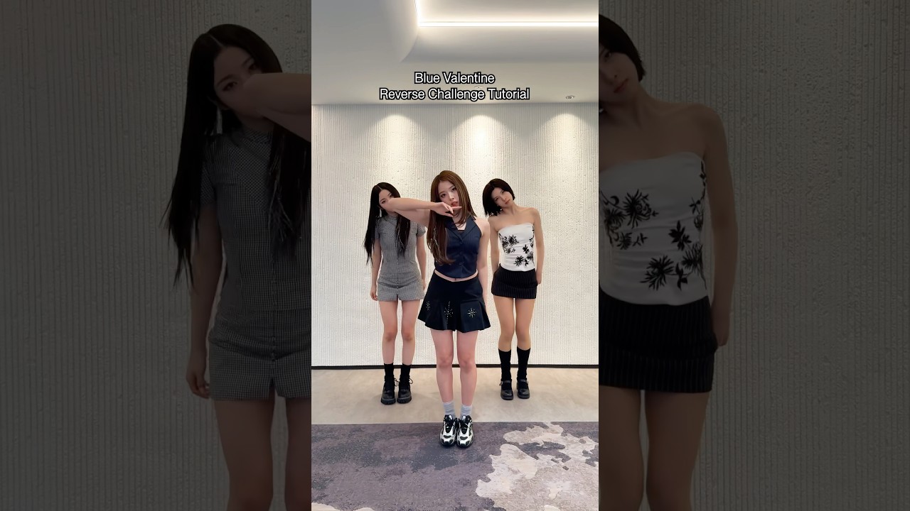 #BlueValentineChallenge Reverse ver. Tutorial 💃#NMIXX #엔믹스 #BAE #JIWOO #KYUJIN #BlueValentine