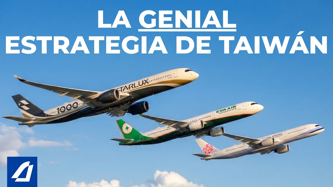 Por qué la pequeña Taiwán tiene 3 grandes aerolíneas de largo recorrido