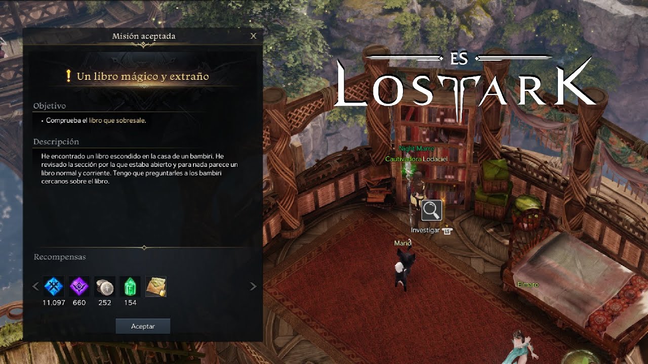 Un libro mágico y extraño - Misión Oculta [Rohendel] Lost Ark