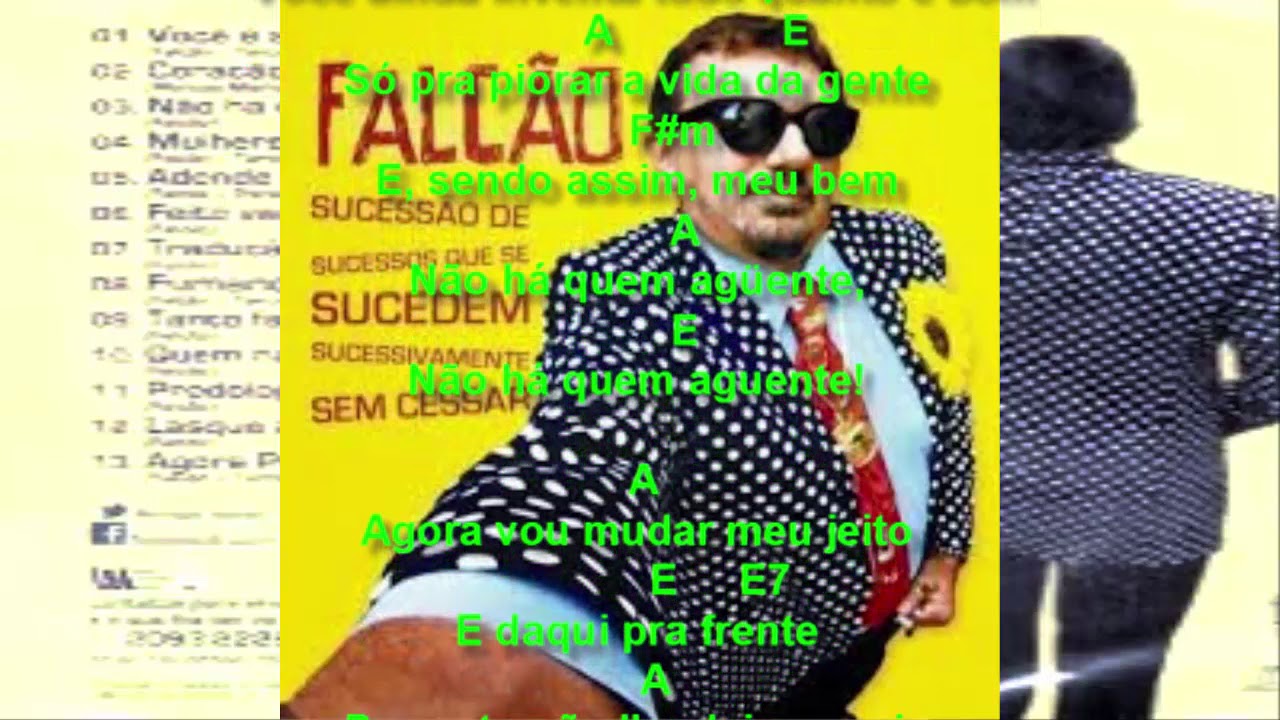 NÃO HÁ QUEM AGUENTE - Falcão (Cifras)
