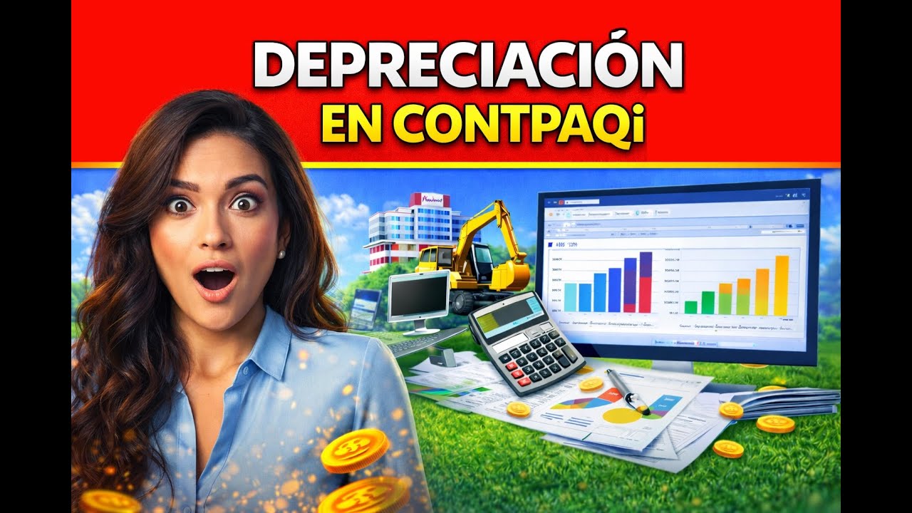 Como hacer la depreciación de activos fijos en contpaqi
