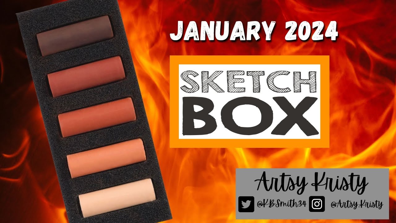 Sketchbox Jan 2024 Unboxing and Review